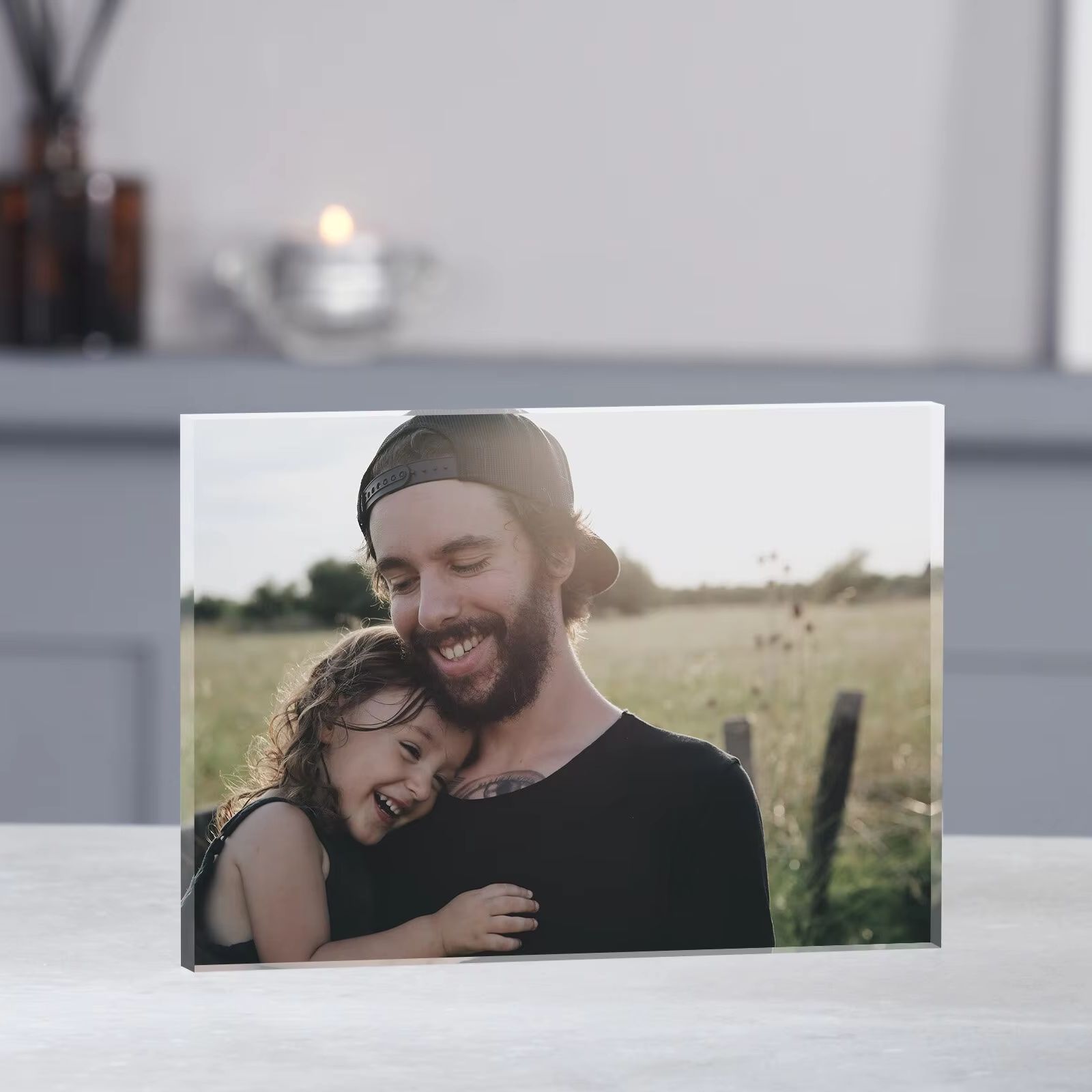 Photo Acrylic Block - Plaque en acrylique personnalisée avec photo,