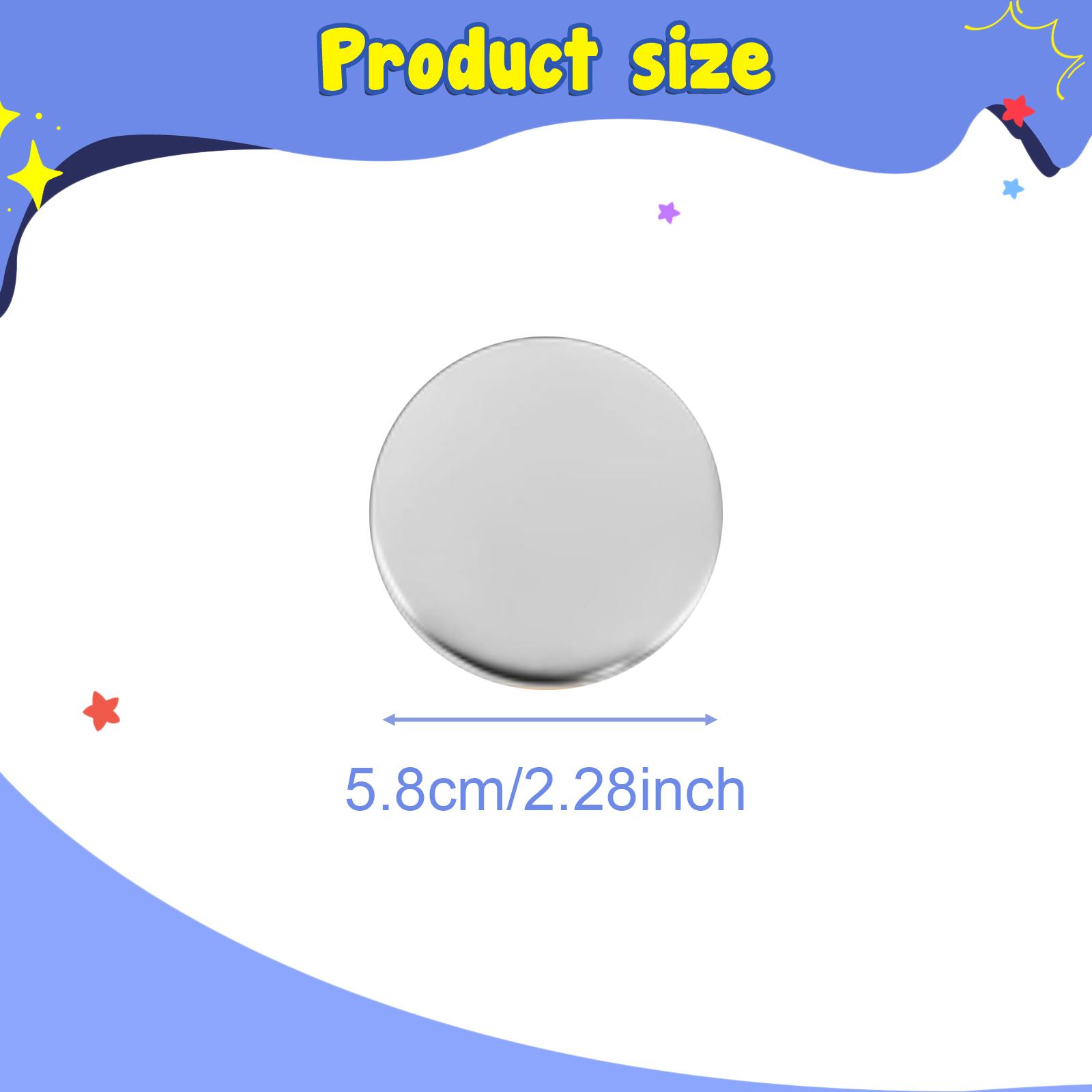 Button Badge Blank - Kit de badges bouton en métal