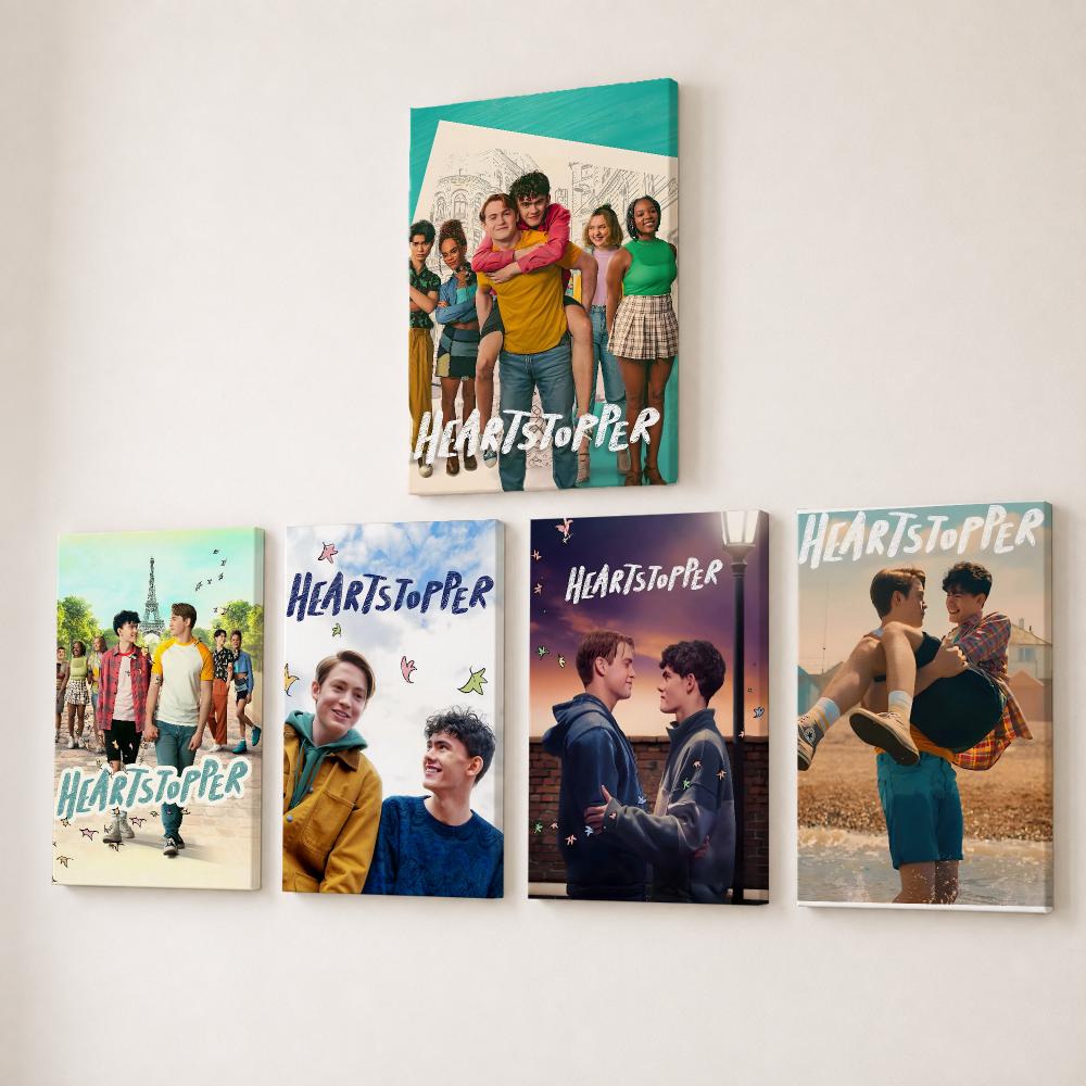 Canvas Wrap Ready - Tableau mural sur toile HD H-Heartstopper