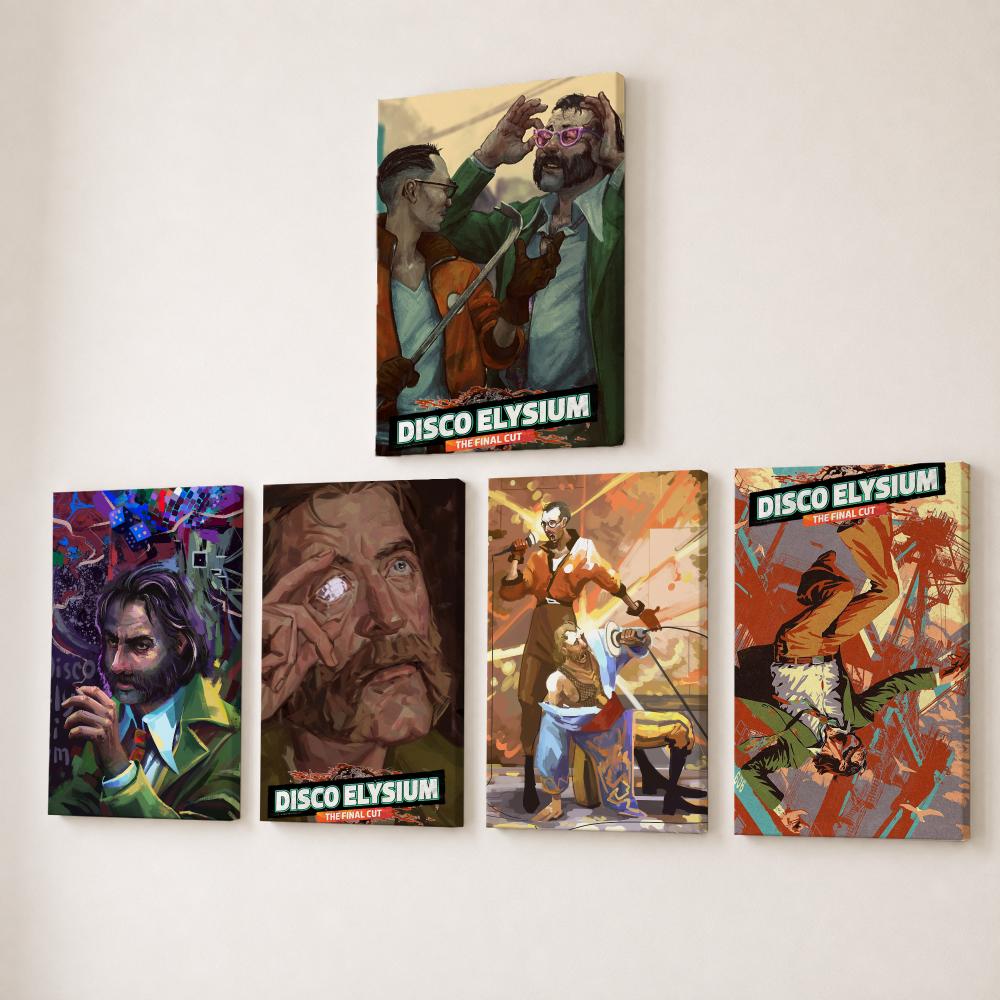 Canvas Wrap Ready - D-Disco Elysium Peinture de Jeu Vidéo