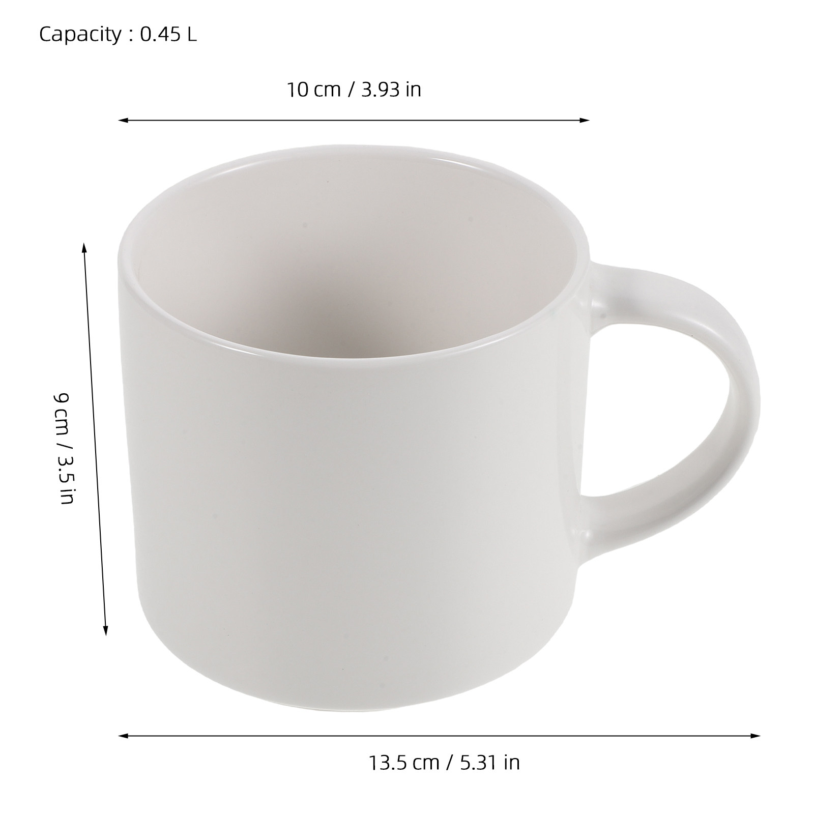 Tasse à café en céramique blan - Sublimation Mug White avis et prix