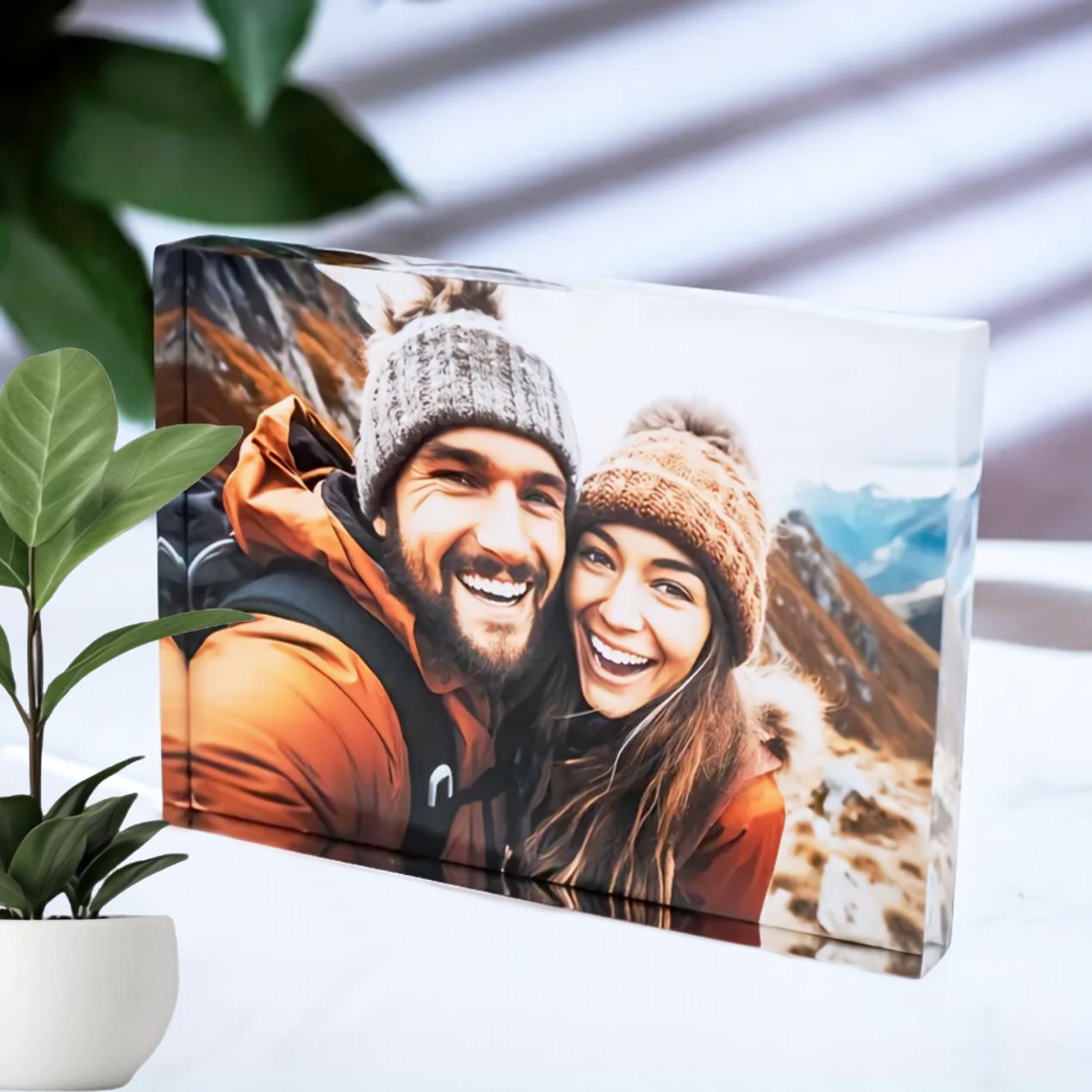 Bloc photo personnalisé en acr - Photo Acrylic Block avis et prix