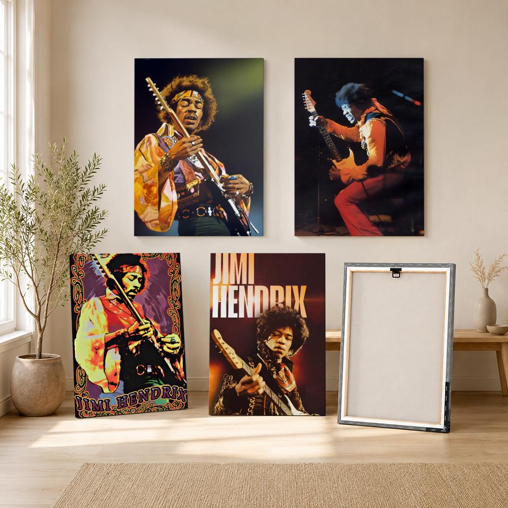 J-Jimi Hendrix Peinture sur pa - Canvas Wrap Ready avis et prix