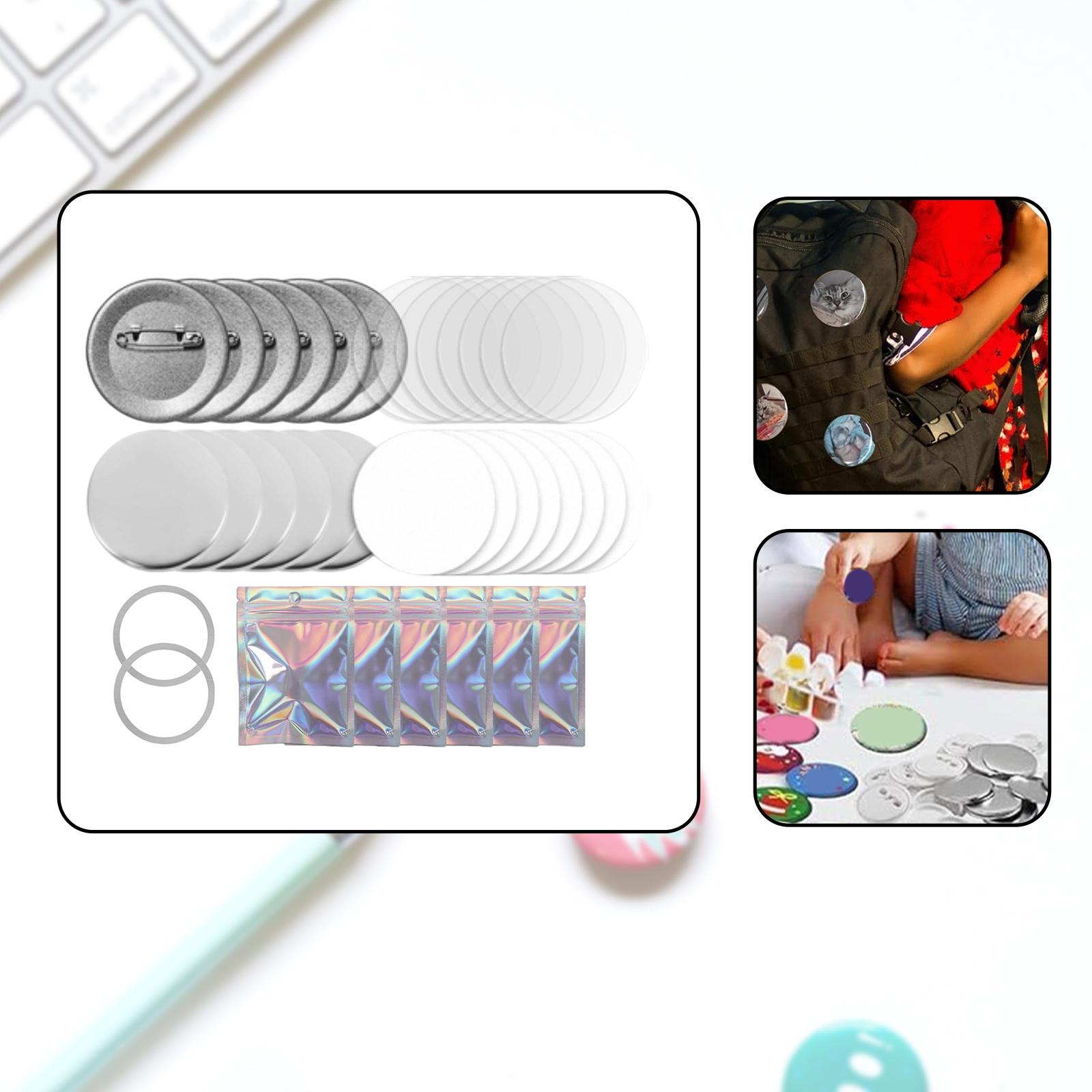 Kit de badges bouton en métal  - Button Badge Blank avis et prix