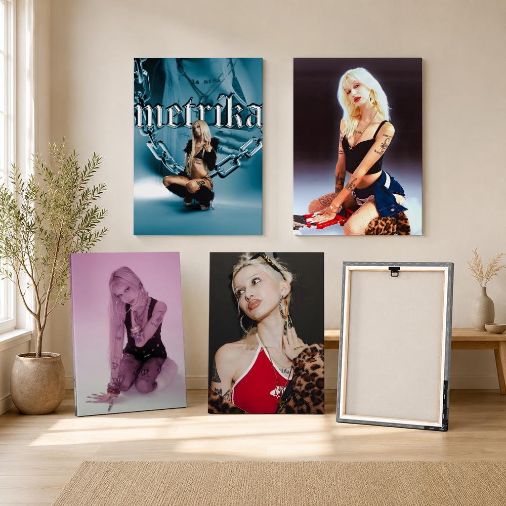 Peinture de la chanteuse rappe - Canvas Wrap Ready avis et prix
