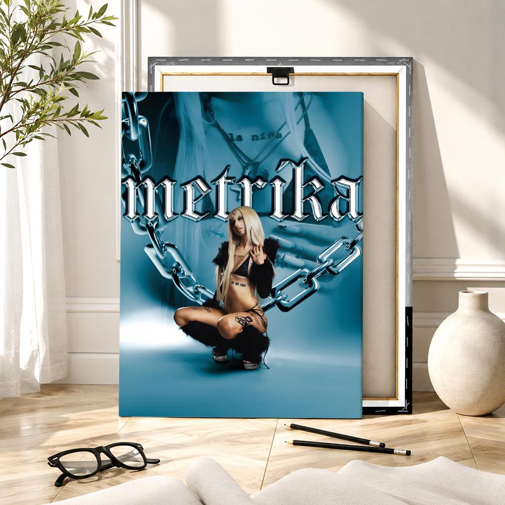 Peinture de la chanteuse rappe - Canvas Wrap Ready avis et prix