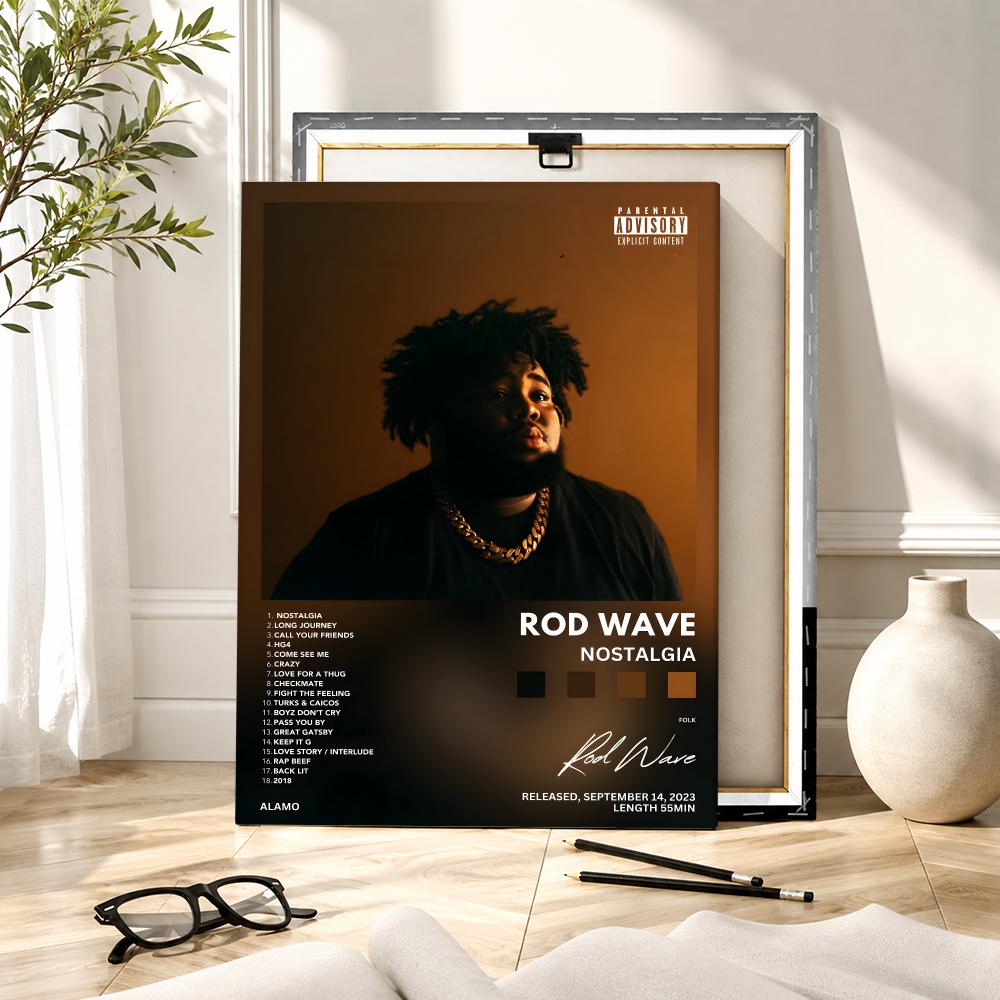 Peinture de rappeur chanteur R - Canvas Wrap Ready avis et prix