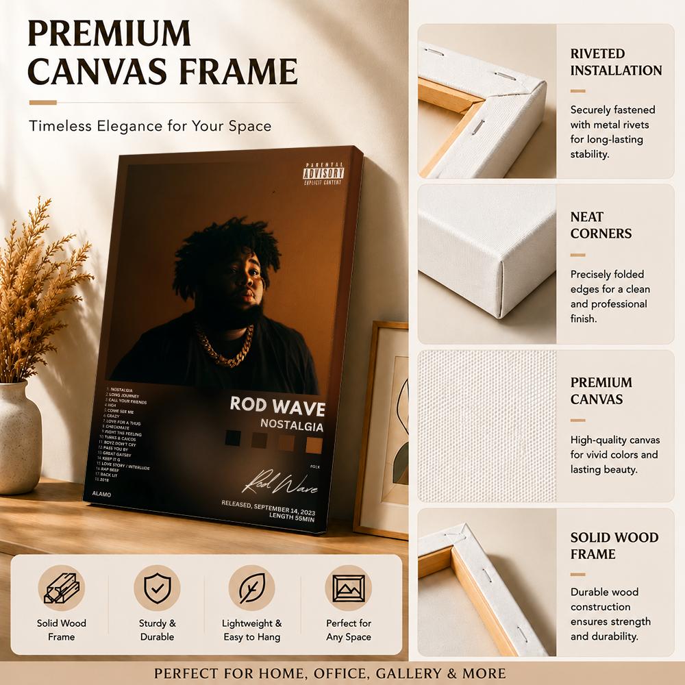Peinture de rappeur chanteur R - Canvas Wrap Ready avis et prix