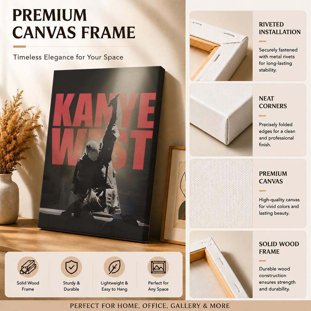 Tableau de calligraphie du rap - Canvas Wrap Ready avis et prix