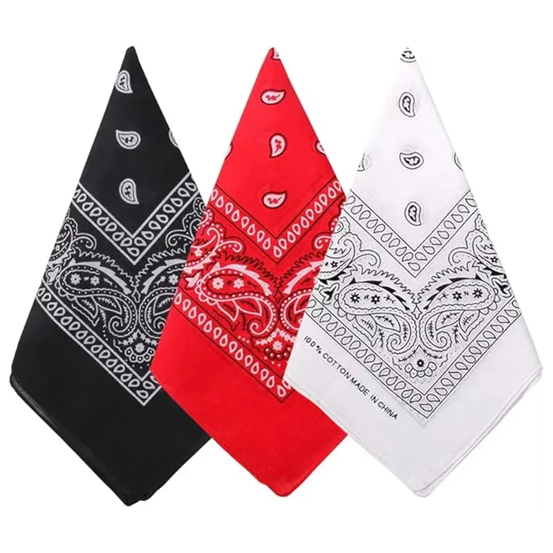 1 pièce Foulard carré Hip Hop  - Bandana Blank White avis et prix