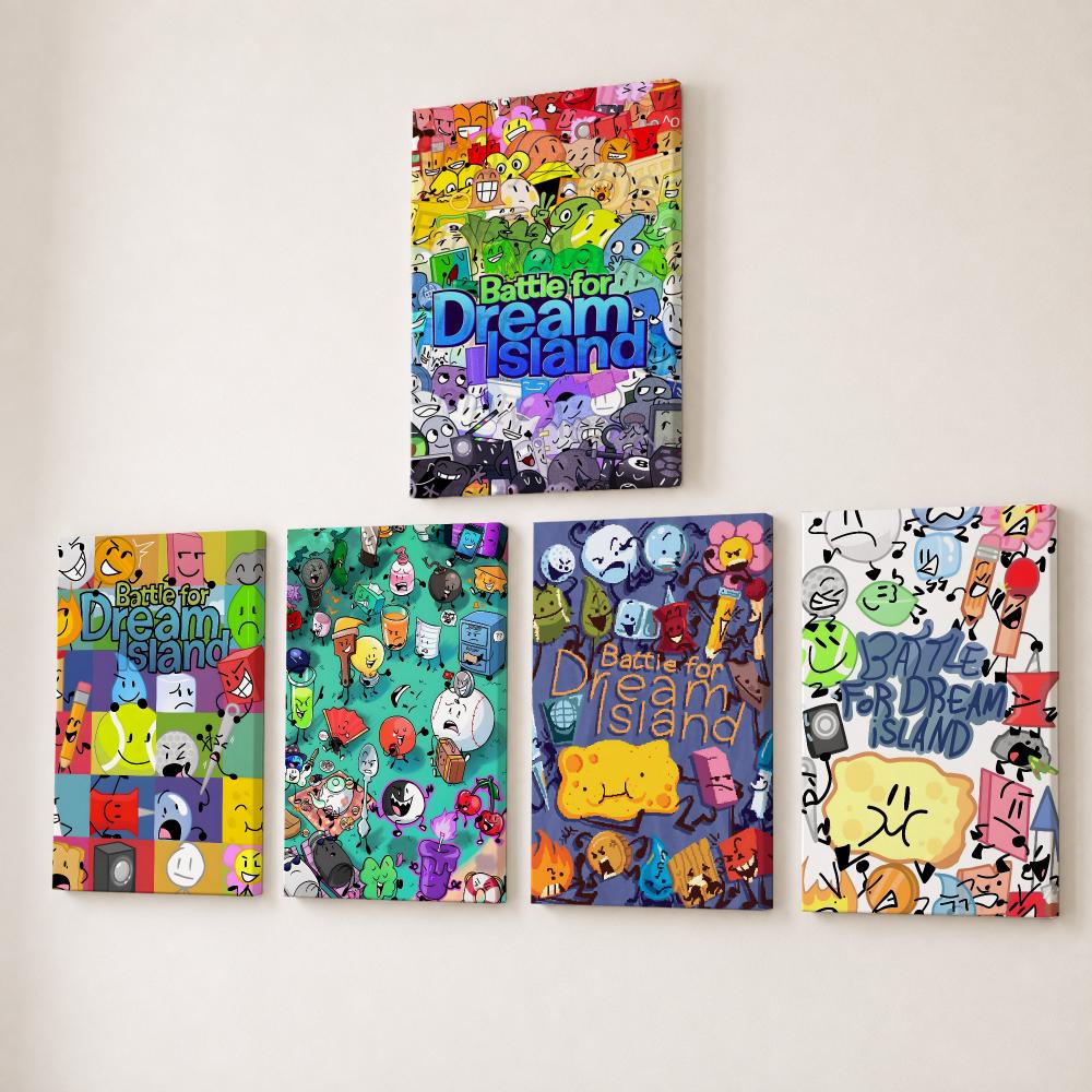Bfdi B-Battle For Dream Island - Canvas Wrap Ready avis et prix