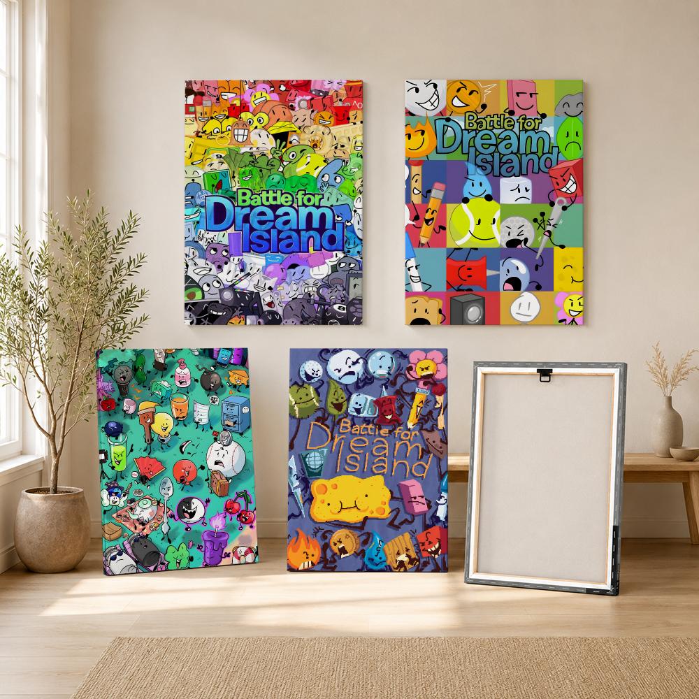 Bfdi B-Battle For Dream Island - Canvas Wrap Ready avis et prix
