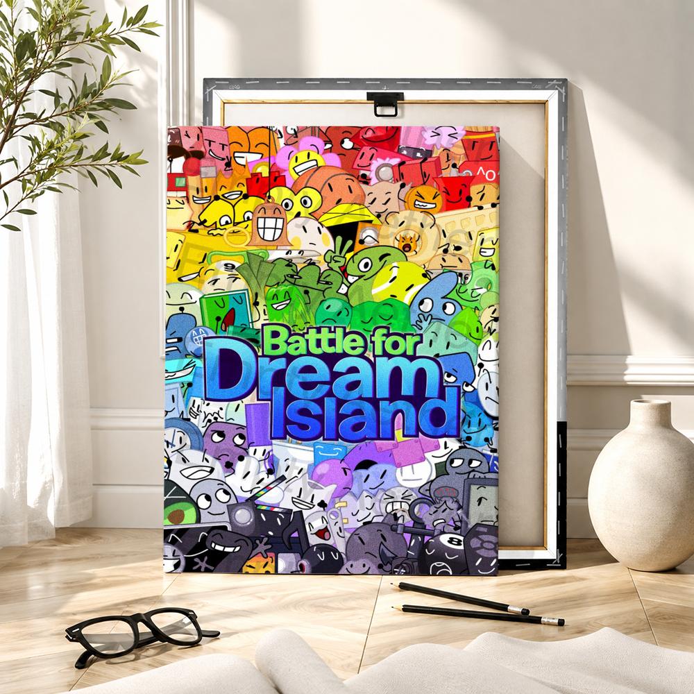 Bfdi B-Battle For Dream Island - Canvas Wrap Ready avis et prix