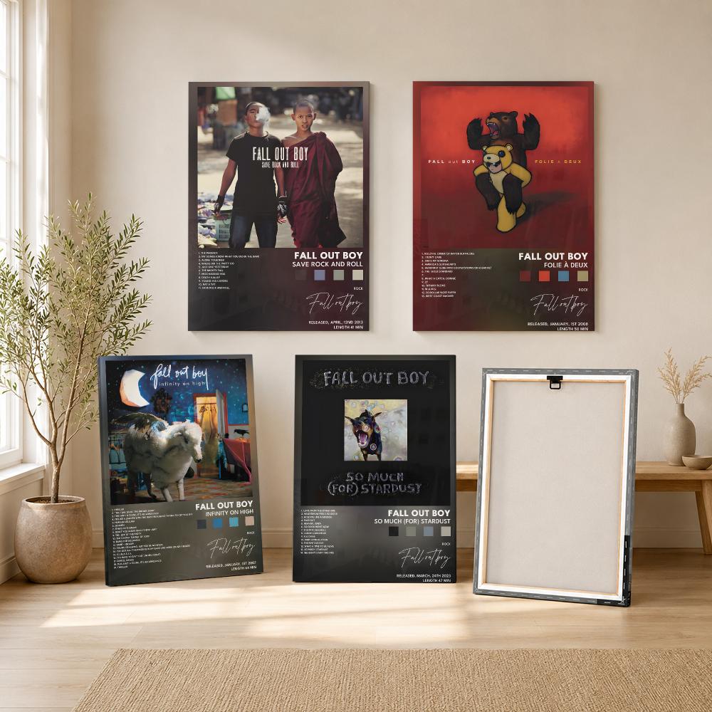 Peinture musicale du groupe de - Canvas Wrap Ready avis et prix
